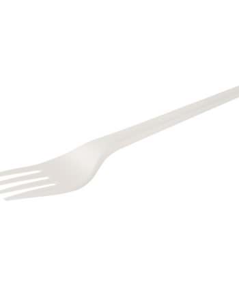 Tenedor biodegradable de CPLA, blanco, 16,3 cm Los cubiertos de Biopacksystems son 100% ecológicos, biodegradables y sostenibles. Biopacksystems es ahora Bionatic Spain, especialistas en envases ecológicos para alimentación desde 2010. La primera tienda online de envases ecológicos, biodegradables y compostables de calidad. Bionatic Spain ofrece una gama de productos ecológicos y 100% biodegradables a empresas de catering, restaurantes, truck food. Los envases de Bionatic Spain, son perfectos para take away, para llevar la comida que sobra en el restaurante y para comida para llevar en general. Los productos de biopacksystems y Bionatic Spain, son de calidad garantizada y con todos los certificados que exige la comunidad europea.
