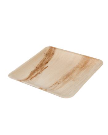 Plato ecológico de hoja de palma cuadrado, 20 x 20 cm Los platos de Biopacksystems son 100% ecológicos, biodegradables y sostenibles. Biopacksystems es ahora Bionatic Spain, especialistas en envases ecológicos para alimentación desde 2010. La primera tienda online de envases ecológicos, biodegradables y compostables de calidad. Bionatic Spain ofrece una gama de productos ecológicos y 100% biodegradables a empresas de catering, restaurantes, truck food. Los envases de Bionatic Spain, son perfectos para take away, para llevar la comida que sobra en el restaurante y para comida para llevar en general. Los productos de biopacksystems y Bionatic Spain, son de calidad garantizada y con todos los certificados que exige la comunidad europea.