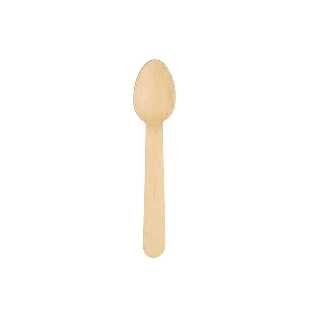 Cucharilla de madera postre 14cm 1000 uds/caja
