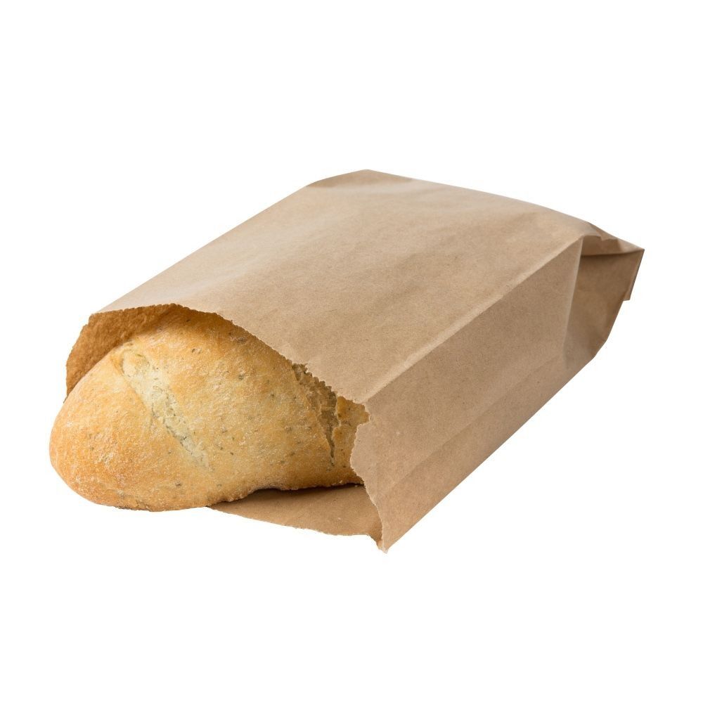 Bolsa de papel kraft plana 10x5x18cm 1000 uds/caja