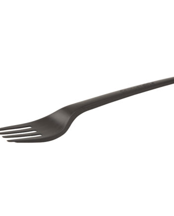 Tenedor  CPLA negro mate 16,5cm 1000 uds/caja