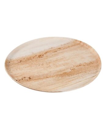 Plato para pizza de hoja de palma Ø25cm 200 uds/caja