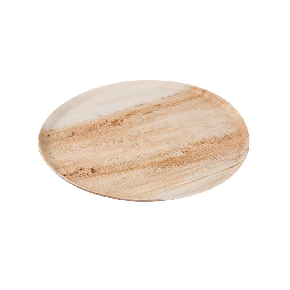 Plato para pizza de hoja de palma Ø25cm 200 uds/caja
