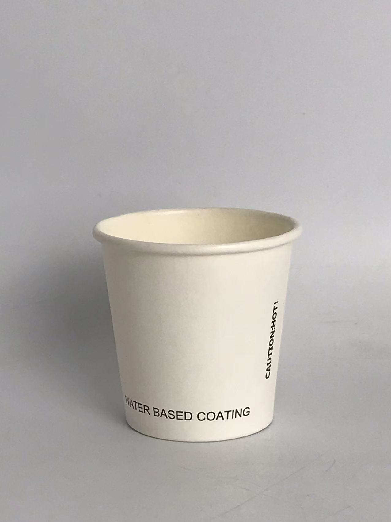Vaso de cartón blanco sin PLA Ø72mm - 175ml/6oz 1000 uds/caja
